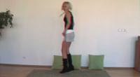 3dsexplanet sexy ponytailed blonde babe carla the cowgirl