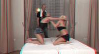 babe holding catfight in stereo 3d
