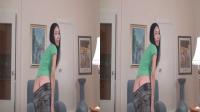 Alvetina Munkonova is a philipinan teen doing a striptease for 3D TV