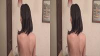 sexy slim teen takes off her bra in Side by side HD 3D
