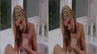 Amy brook POV HJ and BJ in side-by-side 3D while she sits in the hottub