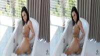 3D TV porn with sexy tanned curved erotic pornstar Franceska Jaimes for 3dxstar
