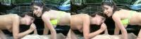 POV blowjob by sexy pornstar Ivy Winters and Tessa Taylor in bikini outdoors in side by side 3d