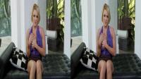 side by side 3D double D pornstar krissy lynn touching her big mellons