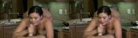 1080p HD SBS 3D POV blowjob by horny bigtitted brunette pornstar London Keyes in her kitchen
