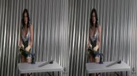 tori black using heavy material in side by side 3d