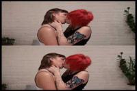 sexy tattood lesbo kis in true color 3D