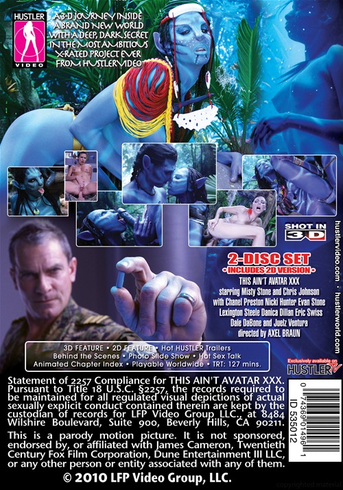 back cover of the 3d xxx movie This Ain't Avatar XXX