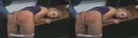 blonde spanked really hard on hot teachers desk in SBS 3D
