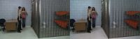 brunette model arrested for 3D TV