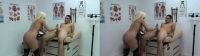 side by side sexy blonde doctor jerks off lucky patient