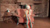 solo girl teasing in stereo 3d
