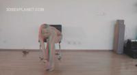 naked babe touching her feet in real 3d