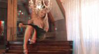 real 3d striptease by sexy blonde babe