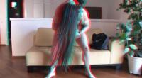 long haired brunette babe indoors fucking in real 3-d