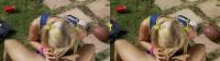 stereoscopic deepthroat blowjob by cute blonde highschool cheerleader after party