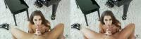 crossview 3D POV blowjob with April O Neil looking straight at the camera during fellatio