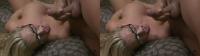 SBS 3D chick gets cumsplattered on her pretty face and glasses
