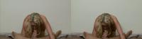 stereoscopic blonde hottie with glasses POV BJ