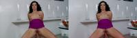 side by side 3D perky tits brunette pornstar Danica Dillon having anal sex in her mansion