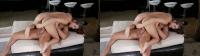 Gracie Glam ridingcock on the bed in SBS 3-D