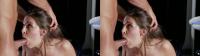 Gracie Glam throatfucking teen in side by side 3D porn