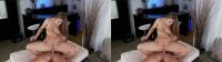 side-by-side 3D coed student babe with a large dick in her tight snatch