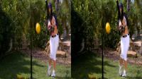 topless sporty pornstar oudoors in SBS 3D