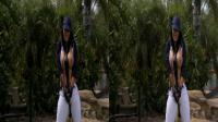 hard playing baseball whore in side-by-side HD