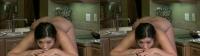 4D POV deepthroat blowjob from sexy tanned brunette pornstar London Keyes