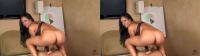side by side 3D big ass brunette MILF ready to get her pussy penetrated in POV