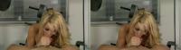 pornstar deeptrhoats a cock in front of the 3D camera
