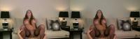 crossview 3D fucking a bigboobed pornstar with nylons on the floor of the appartment with a POV view