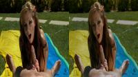 Nikki Sexx sucks dick outdoors for 3dxstar