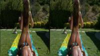 tanned slut having sex outdoors in true color 3d