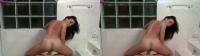 reverse cowgirl bathroom fucking with sexy ass brunette pornstar Rachel Starr for 3dxstar