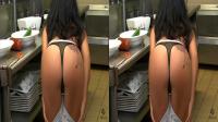 sienna west doing a full striptease in crosseyed 3d