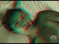 stereoscopic cute face during masturbation