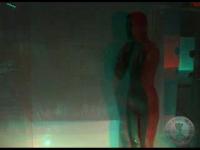 anaglyph 3d indo showering