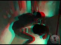 showingering indo slut in red cyan 3d