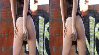 true color 3d babe shoving a beer bottle in her tight ass