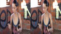 true color 3d babe with a condom and a bottle