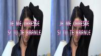 3D TV sexy french slut posing