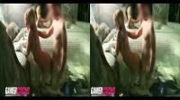stereoscopic hottub fucking with slim blonde bimbo Jenna Suvari and Steve Awesome