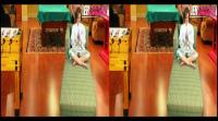 cute blonde getting a massage in real 3D