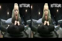 side-by-side 3D moaning blonde army babe gets fucked doggystyle