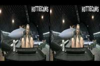 SBS 3D 18 year old blonde army chick masturbates while she is on duty
