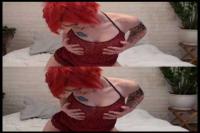 ikojo 3d caressing boobs redhead in over under 3d