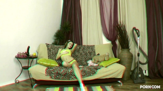 3d Porn Couch - Stereoscopic teen sitting horny in the couchâ€¦ rubbing her pussy trough her  panties | get whipp3d, stereoscopic 3d porn with the hottest babes