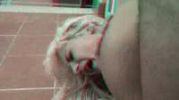 anaglyph 3d moaning blonde slut